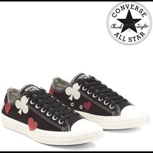 Converse Queen of Hearts Chuck Taylor All Star Low Top Black